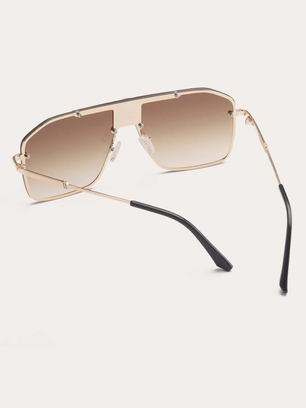 Men’s Flat Top Goggle Style Glasses Outdoor Street Style Eyewear