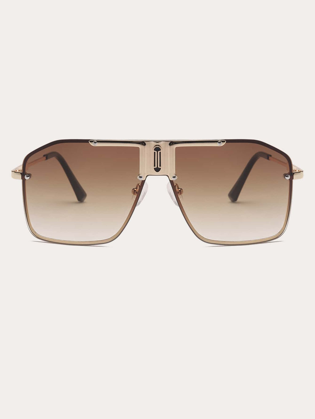 Men’s Flat Top Goggle Style Glasses Outdoor Street Style Eyewear