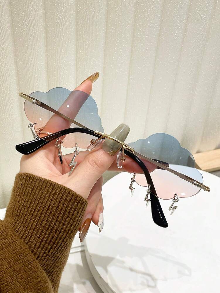 Women’s Cloud Shaped Glasses Stage Show Party Eyewear