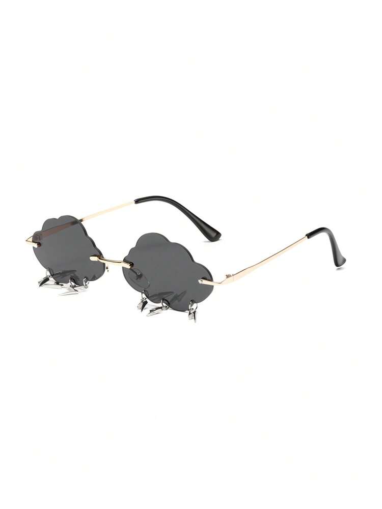 Women’s Cloud Shaped Glasses Stage Show Party Eyewear