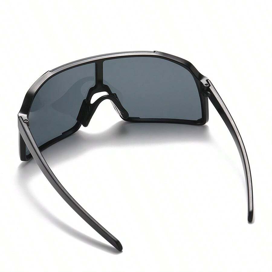 Men’s Sports Cycling Glasses Oversized Rimless Outdoor Goggles