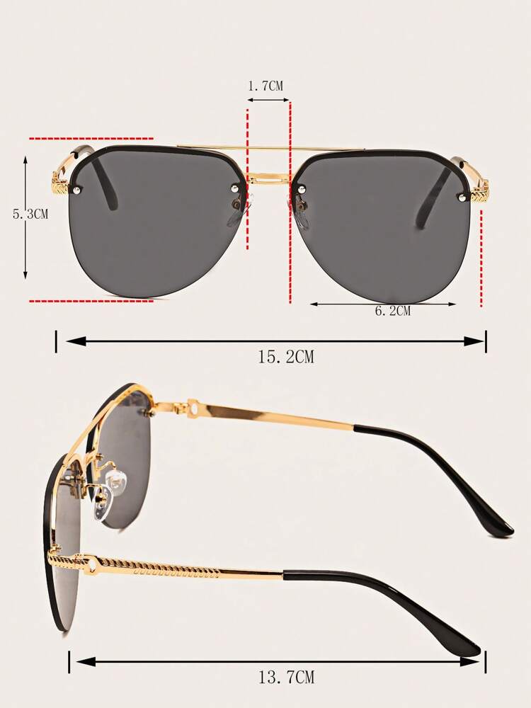 Men’s Top Bar Aviator Glasses Fashion Daily Outdoor Shades