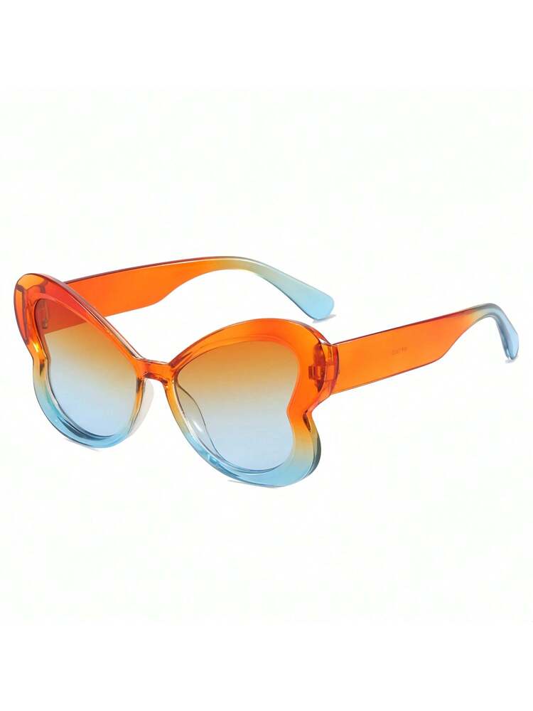 Women’s Butterfly Fashion Glasses Leopard Print Decorative Sunglasses