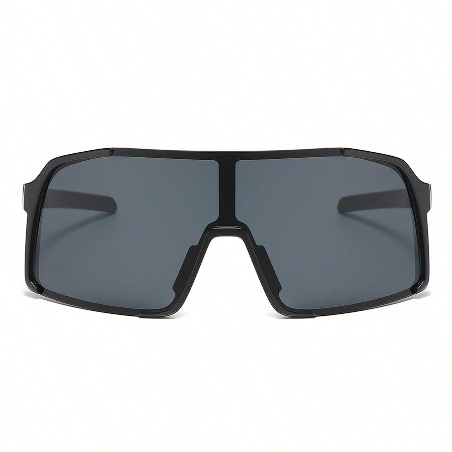 Men’s Sports Cycling Glasses Oversized Rimless Outdoor Goggles